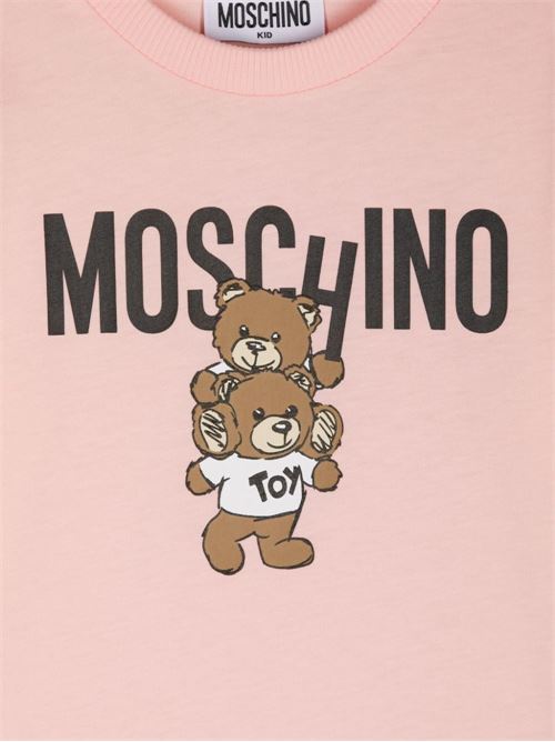 T-shirt maniche lunghe orsetti MOSCHINO KID-TEEN | HUO00WLAA0150209